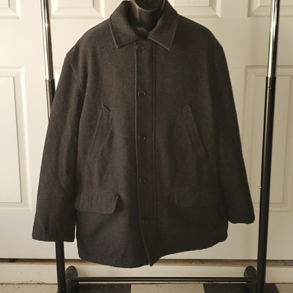 Polo Ralph Lauren Other - 💘RESERVED JF💘POLO RALPH LAUREN VINTAGE 2-ZIP-5-BUTTON CLOSURE HEAVY WOOL COAT